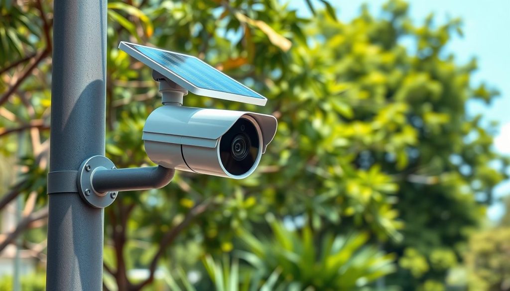 solar powered security camera