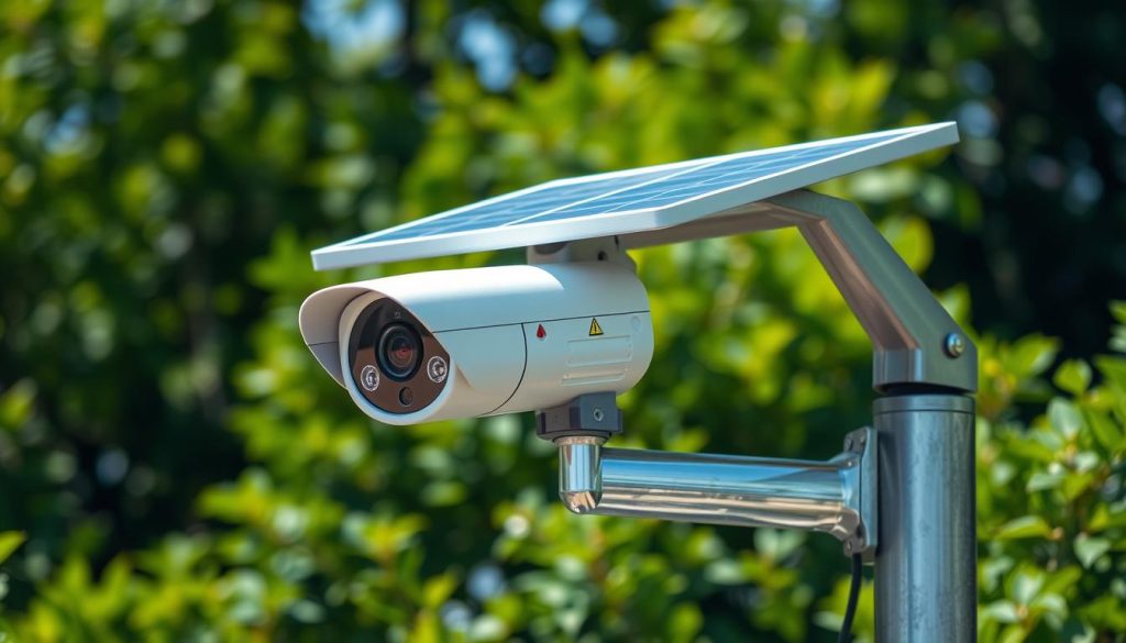 solar powered security camera