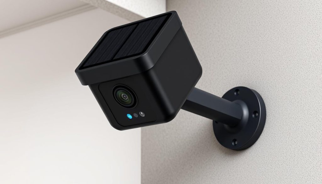 solar-powered security camera