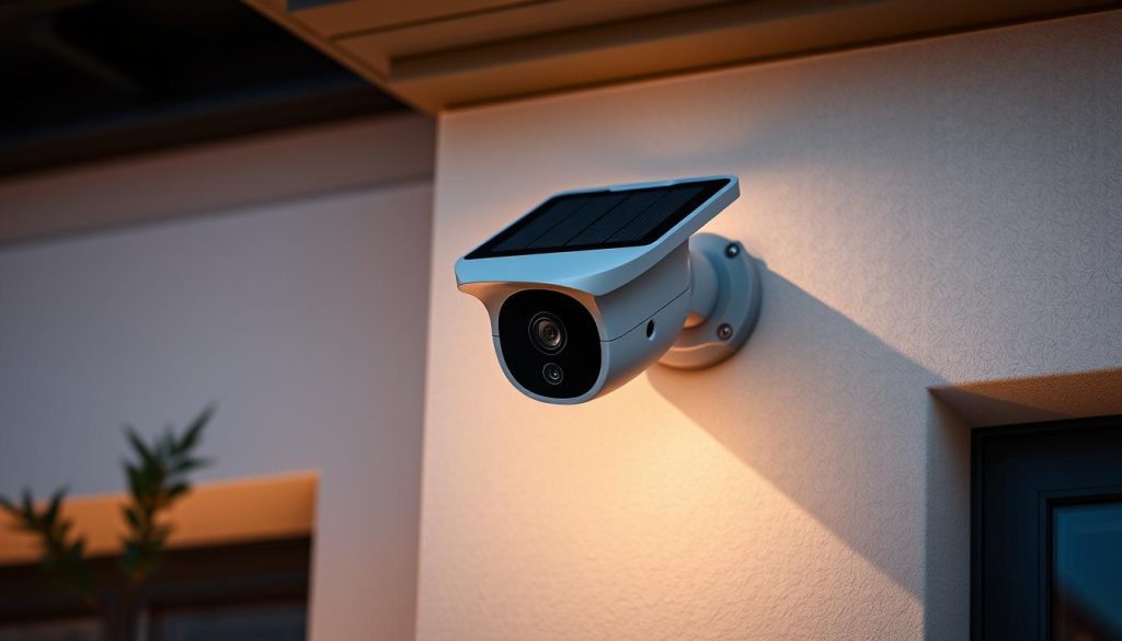 solar-powered security camera