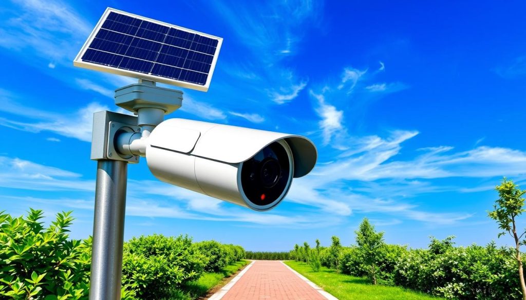 solar security camera system