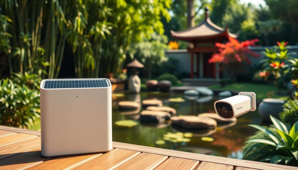 SimpliSafe solar-powered setup