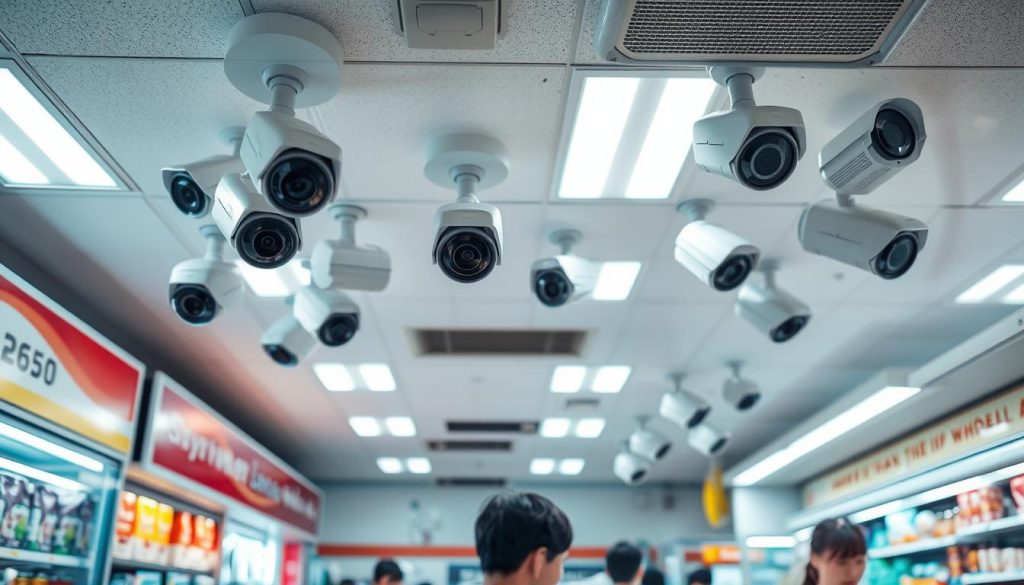 convenience store security cameras