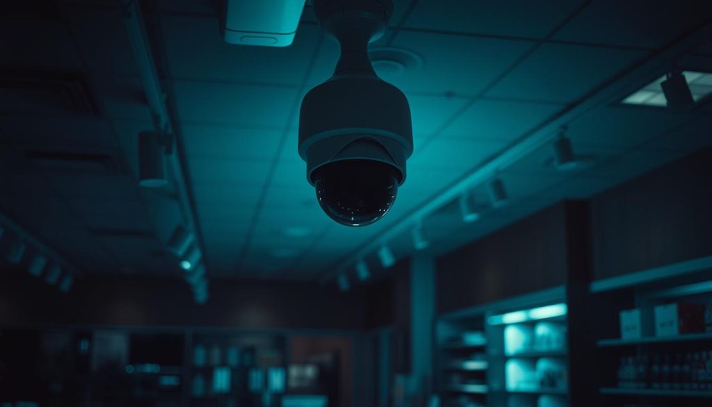 night vision capabilities for retail monitoring