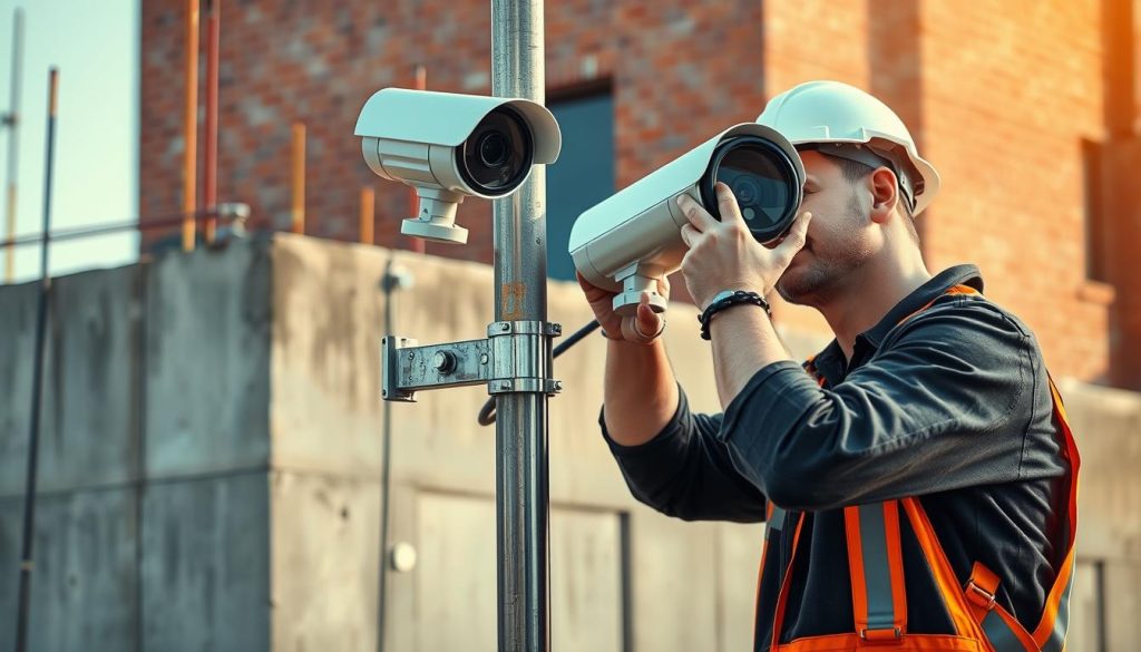 security camera installation
