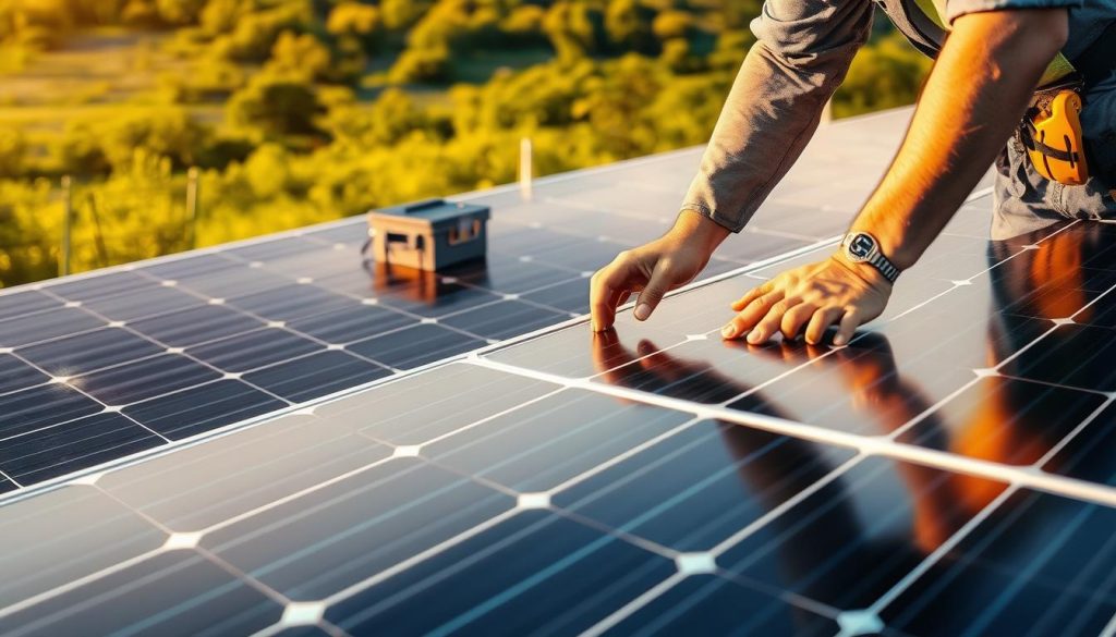 solar panel maintenance