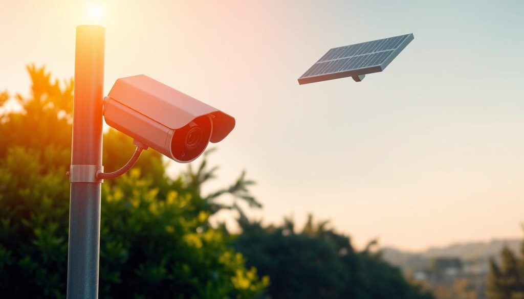 solar powered cctv camera