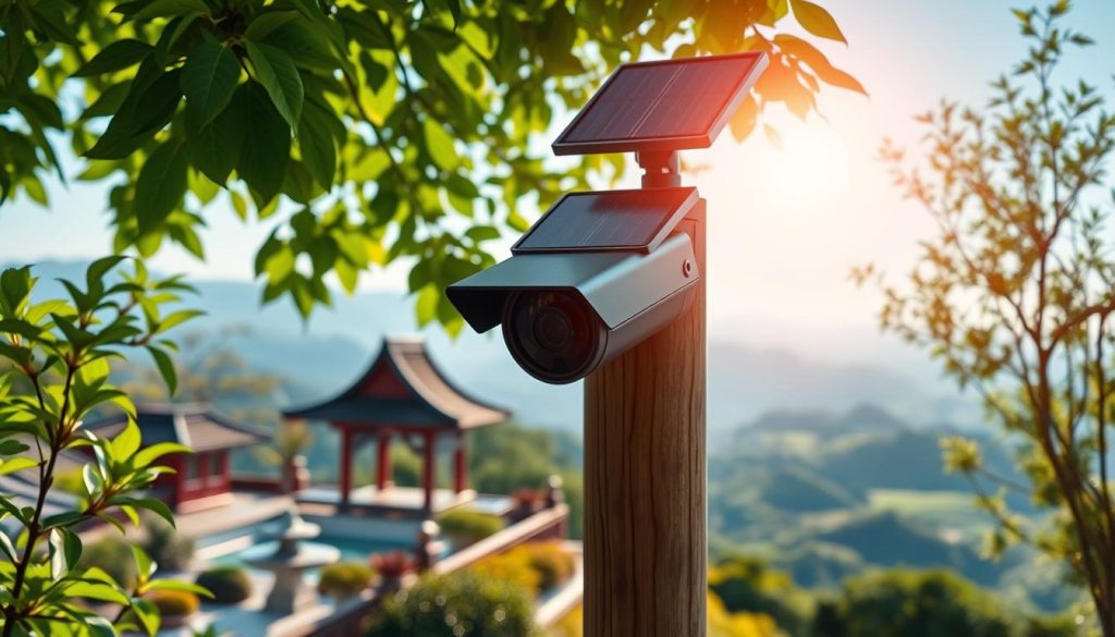 solar-powered security