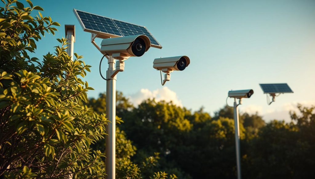 solar powered security cameras
