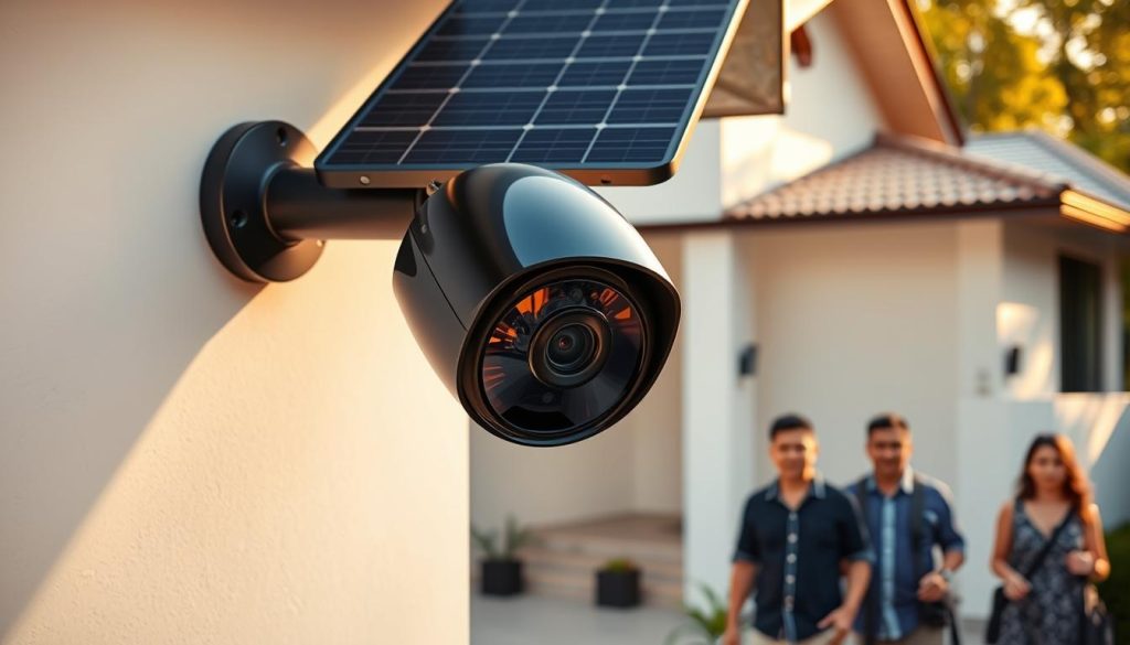 solar-powered security cameras