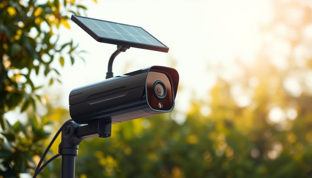 solar security camera with motion sensor
