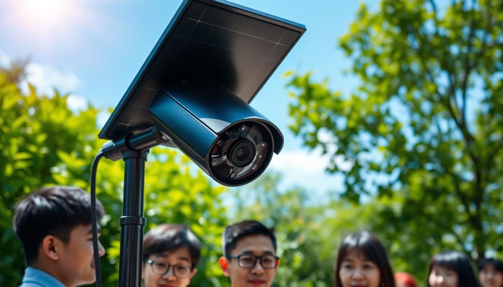 solar video surveillance