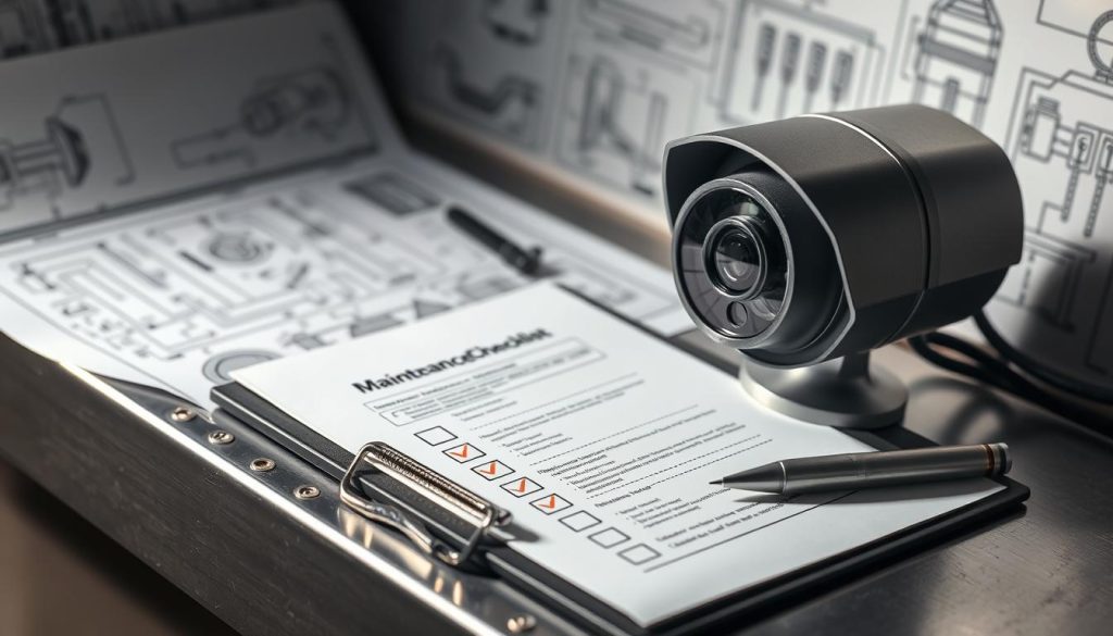 CCTV camera maintenance checklist