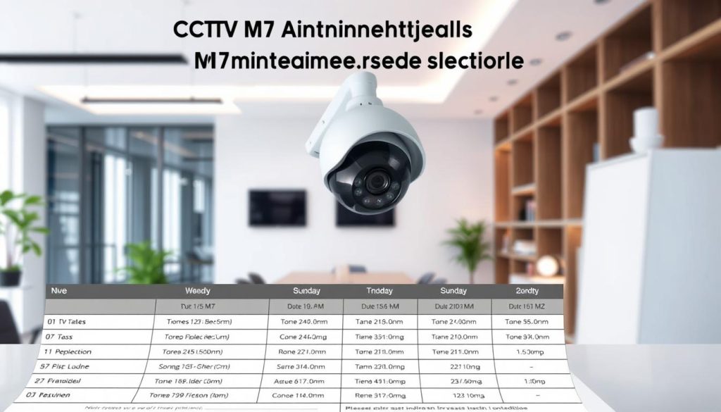 custom CCTV maintenance schedule custom CCTV maintenance schedule