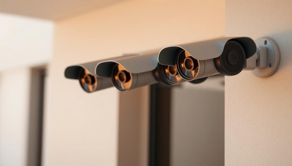 security cameras with anti-jamming protection