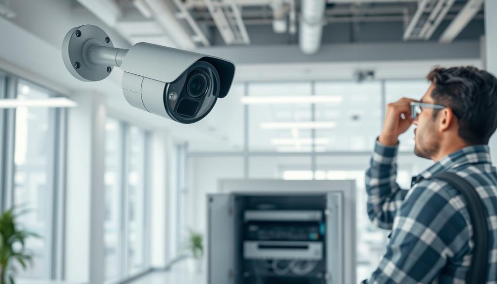 commercial security camera system installation