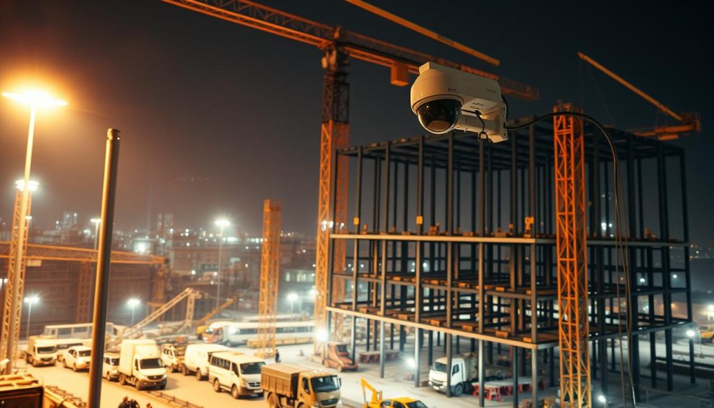 construction site security camera monitoring