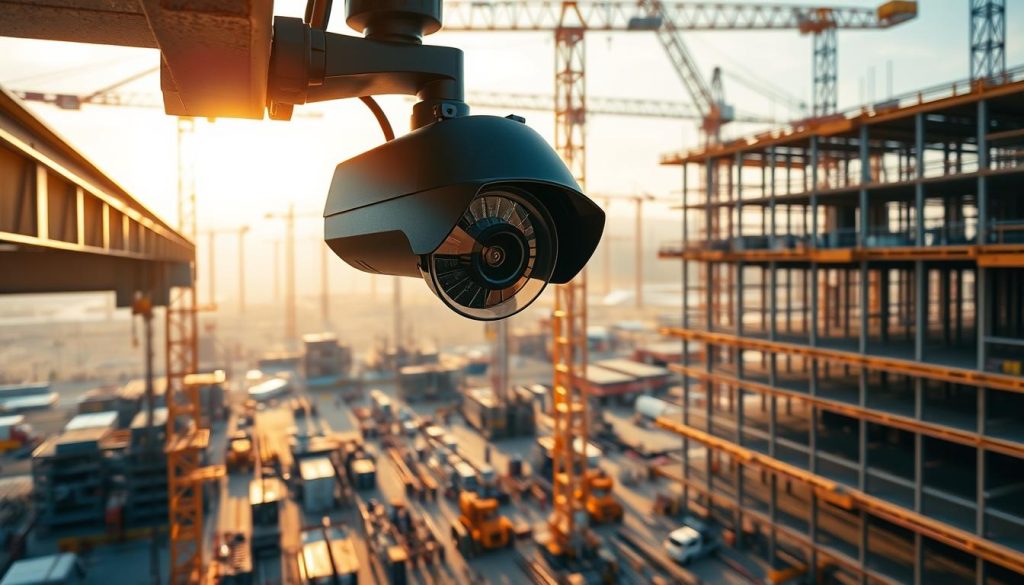 construction site security camera system