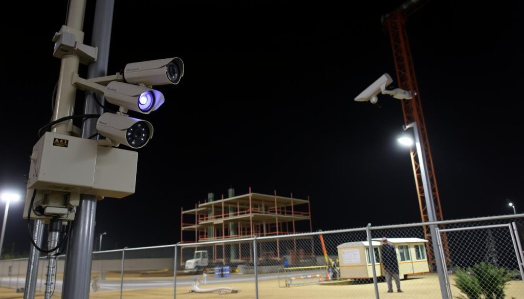 construction site security camera system
