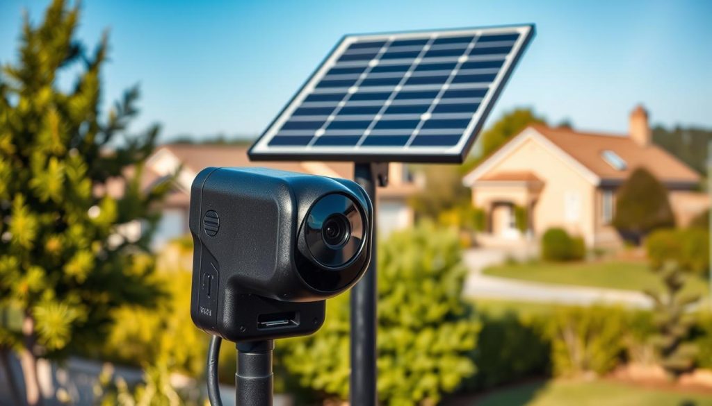 solar cellular security camera system