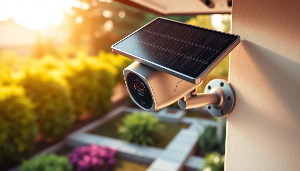 solar powered security camera