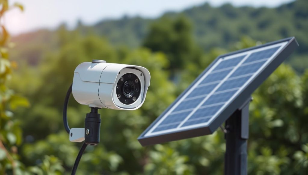 solar-powered security cameras