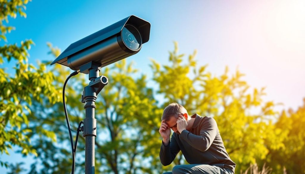 solar security camera maintenance