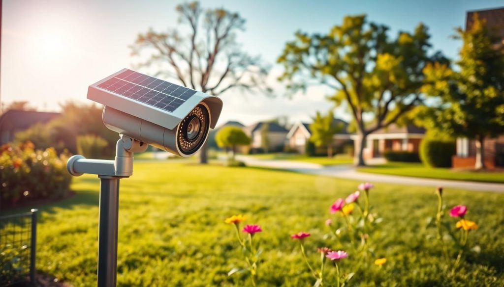 solar security camera system