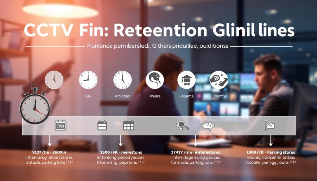 CCTV footage retention guidelines