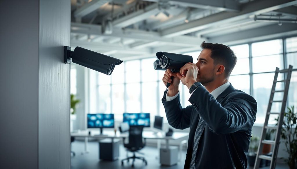 CCTV security system installation