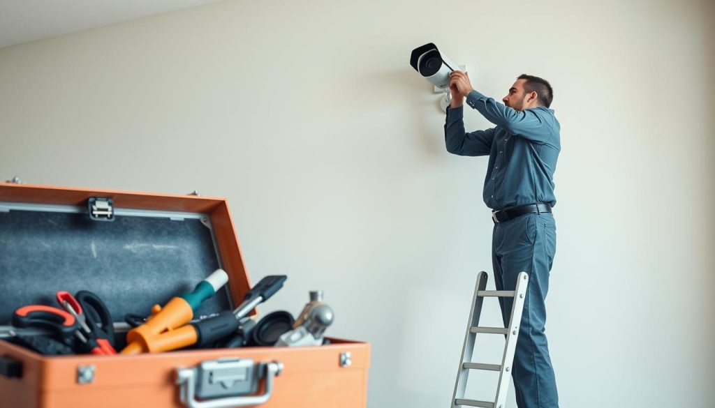 security camera maintenance routine