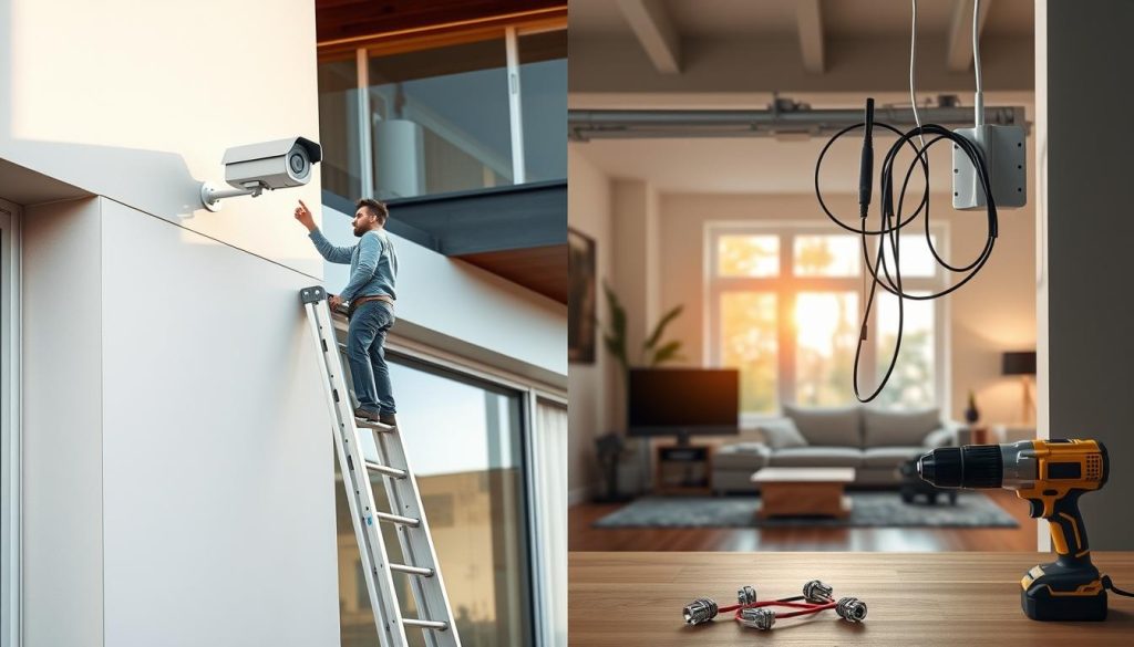 wireless vs wired security camera installation wireless vs wired security camera installation