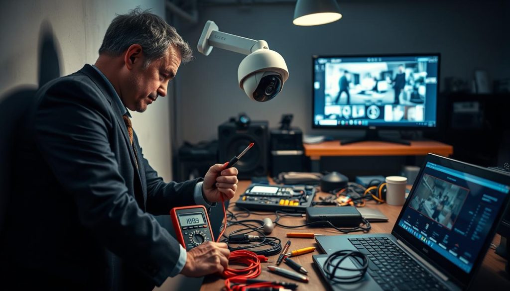 CCTV camera troubleshooting