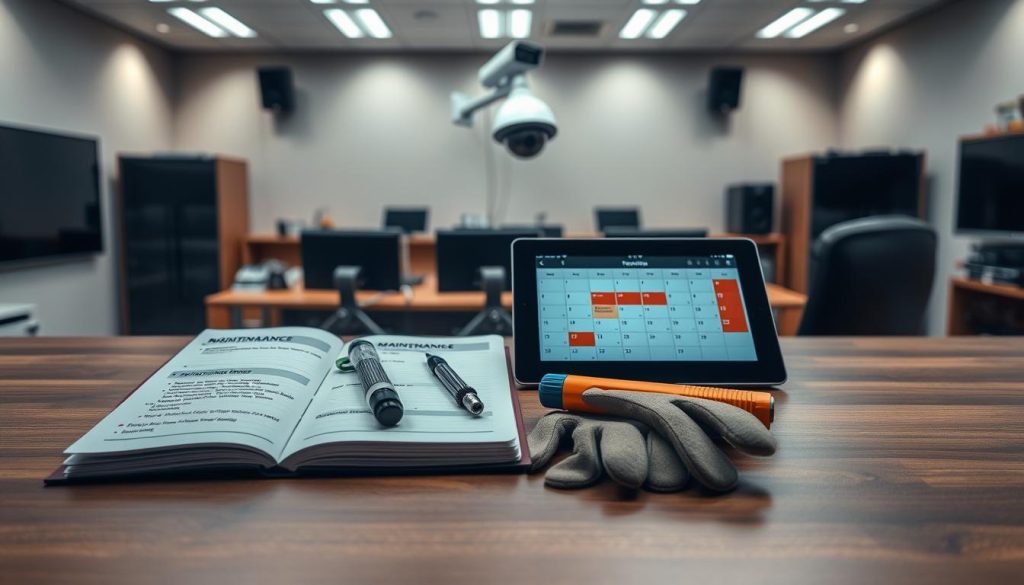 CCTV maintenance schedule