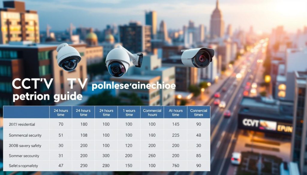 CCTV retention period guide