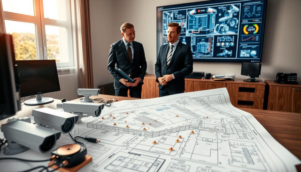 CCTV security system installation planning