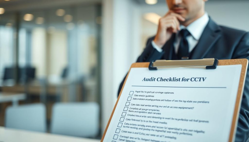 CCTV system owner compliance checklist and audit