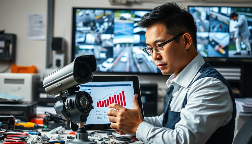 Evaluating CCTV repair costs in Singapore