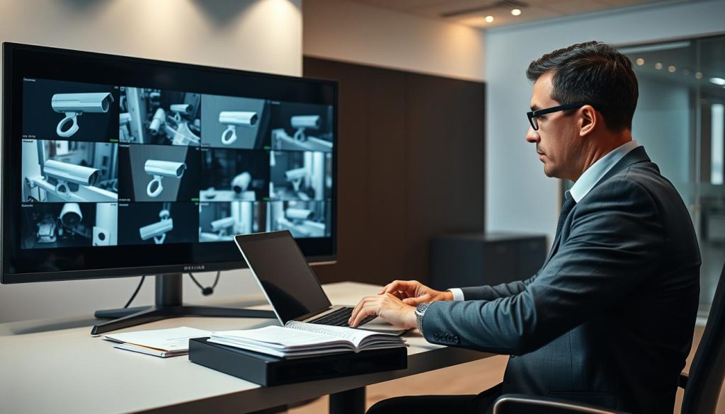 checking CCTV system functionality recording storage