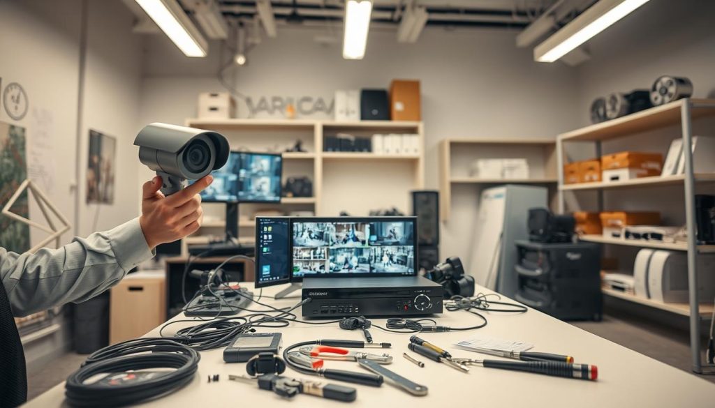 maintaining camera and recording equipment