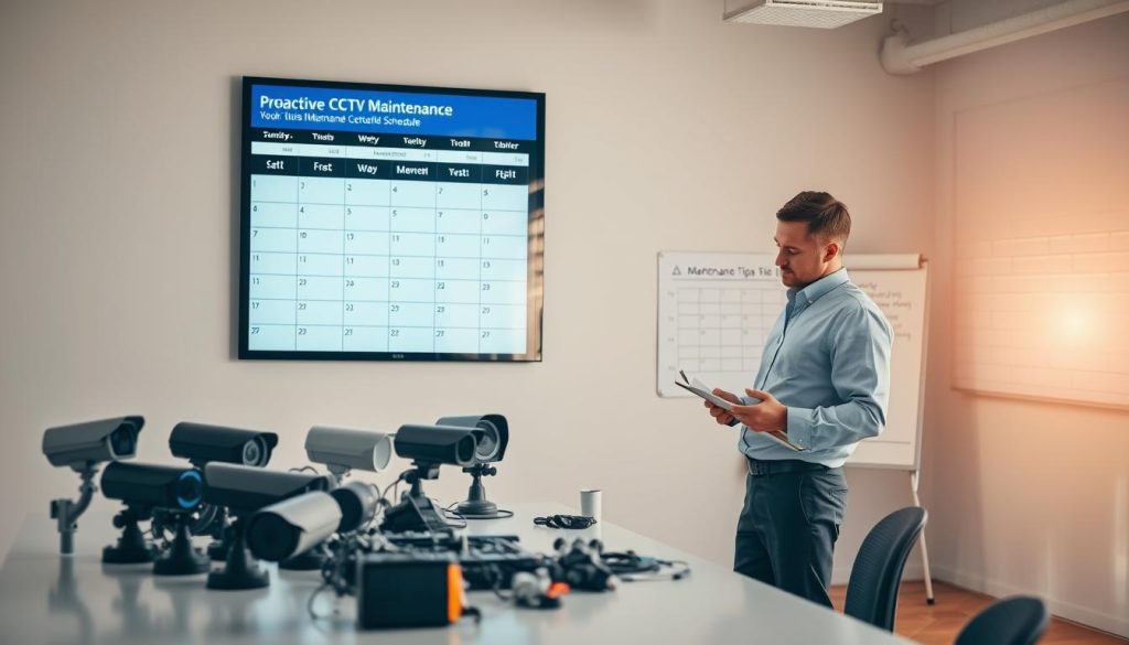 proactive CCTV maintenance schedule