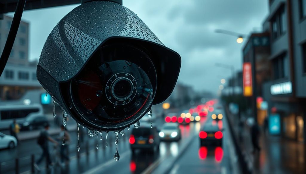 rain affect cctv