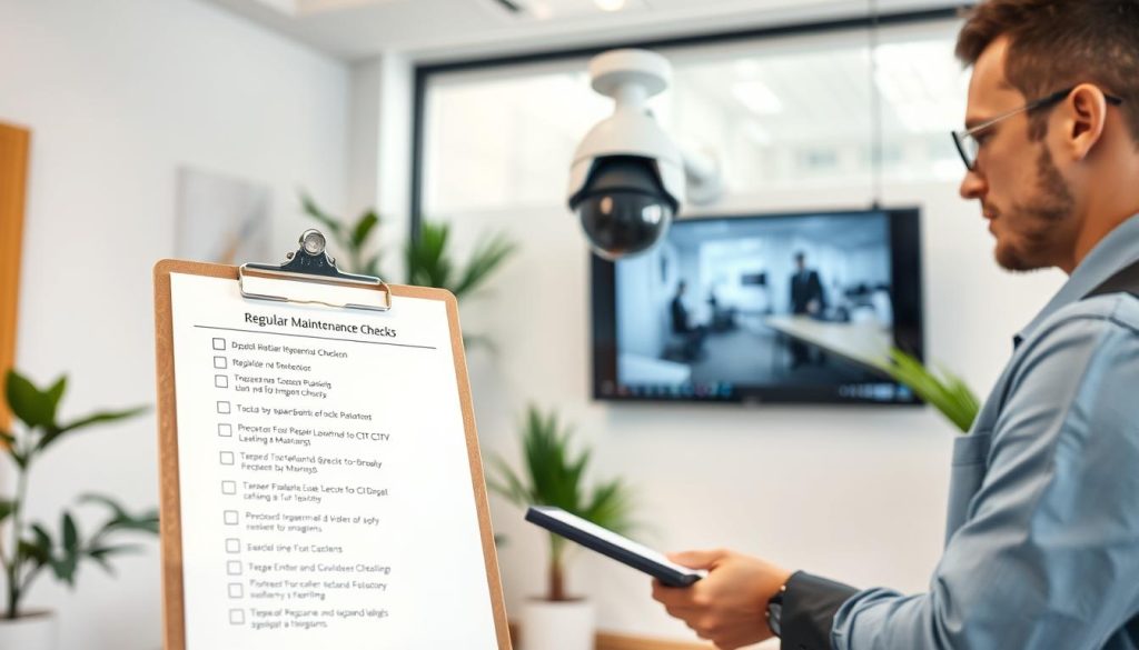 regular cctv system checks maintenance schedule
