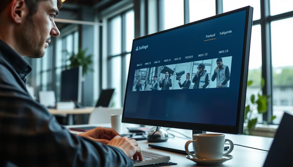 retrieving CCTV footage from cloud storage