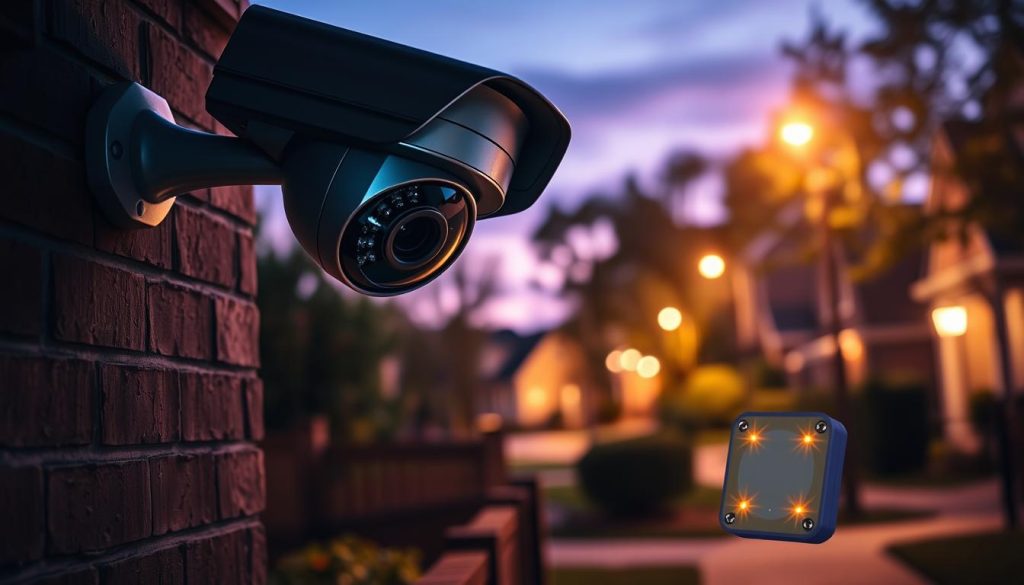 security camera protection against jamming