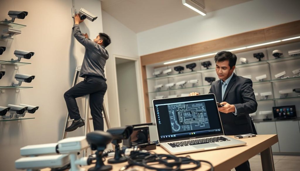 Professional CCTV installation and maintenance services