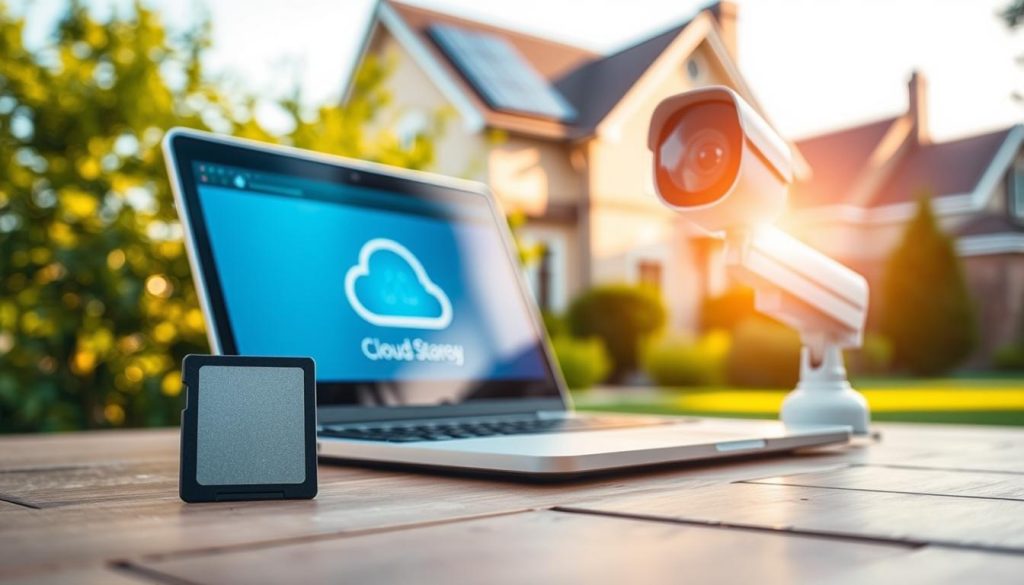 local SD card vs cloud storage options