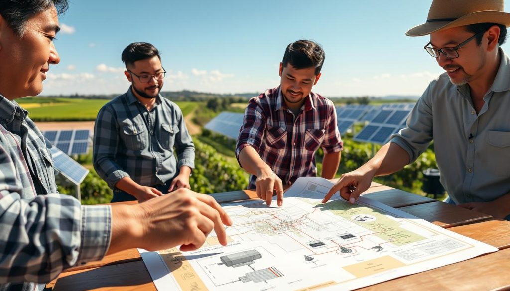 planning solar camera installation