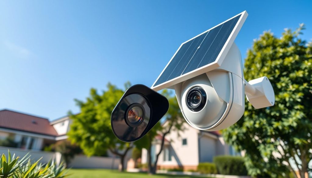 solar powered surveillance camera