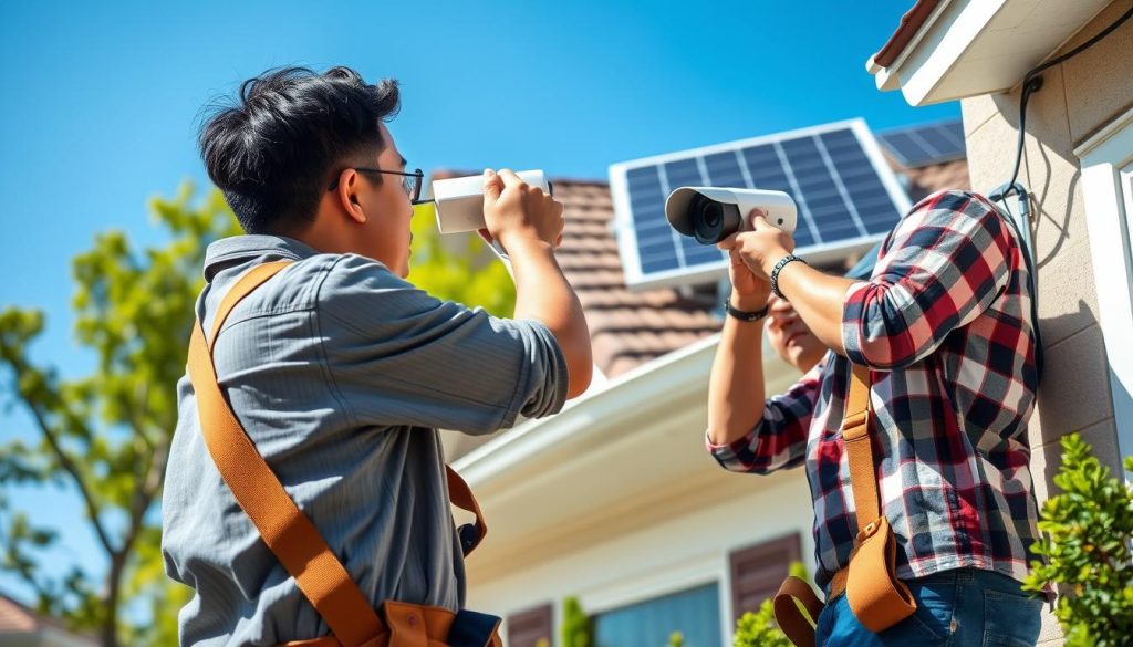 solar security camera installation and maintenance tips